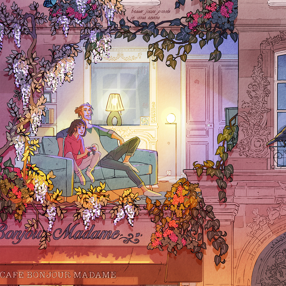La Maison qui frissonne – Dao Nguyen illustration